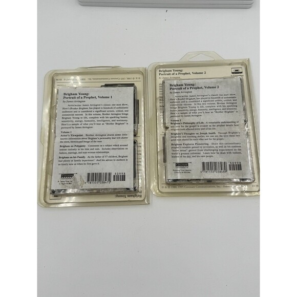 Brigham Young Cassett‎ Tape Protrait of a prophey volume 1-2 cassette tape new - Picture 2 of 2